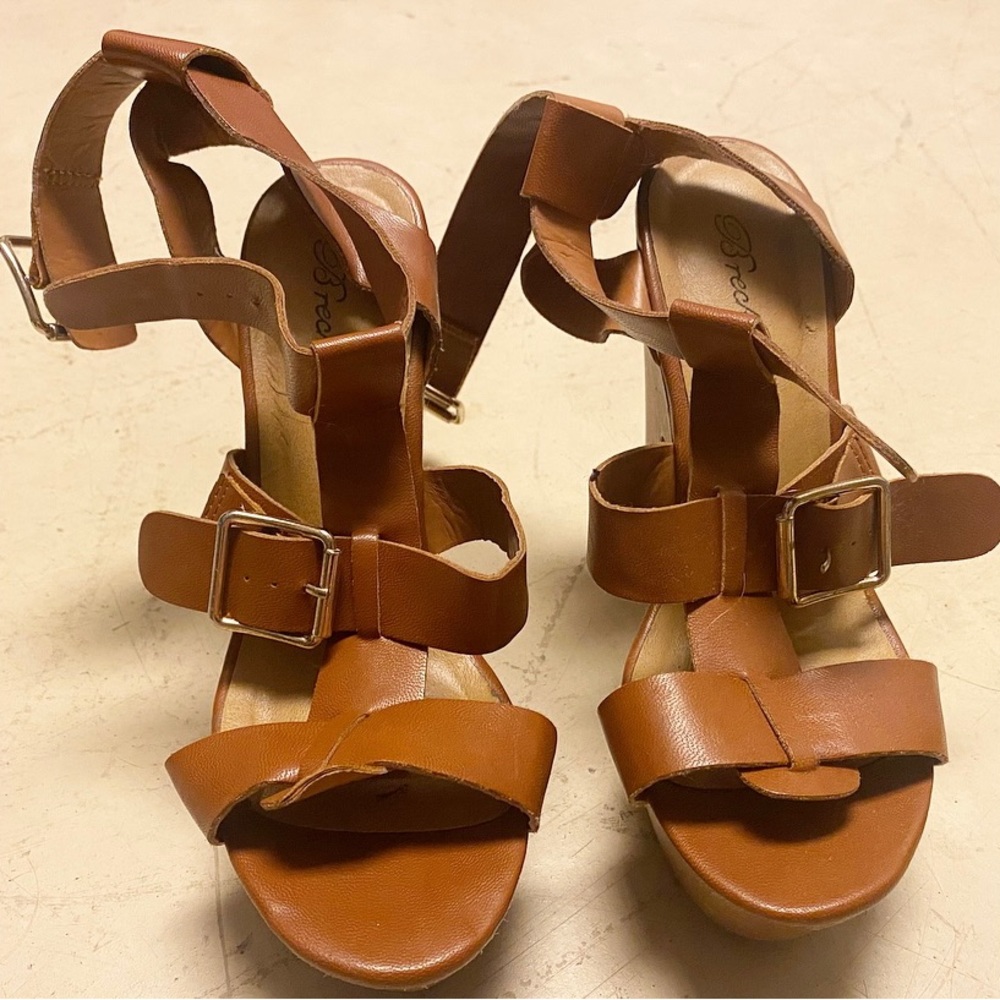 Brown heels